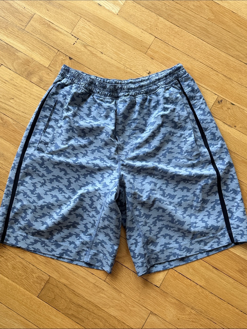 Pacebreaker Blue Camouflage Shorts